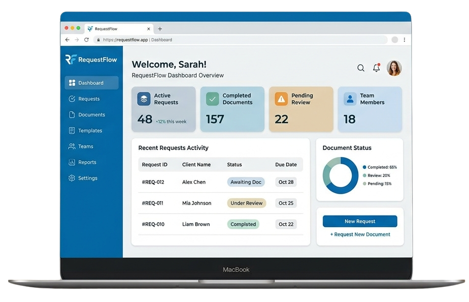 Automated Document Collection Dashboard